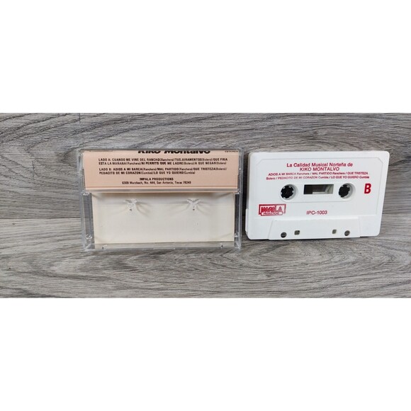 Vintage Kiko Montalva, Cassette Tape-La Calidad Musical Nortena - Picture 2 of 5